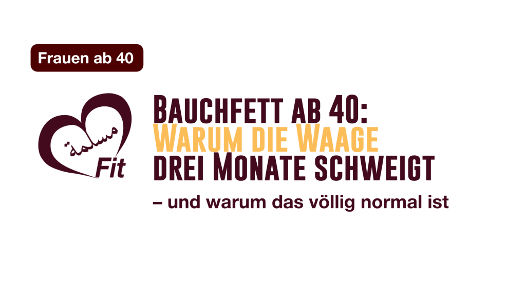Bauchfett ab 40: Warum die Waage drei Monate&nbsp;schweigt