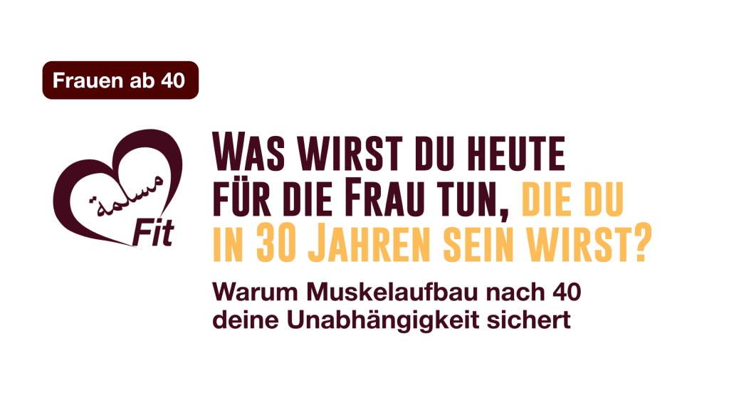 Was wirst du heute für die Frau tun, die du in 30 Jahren sein&nbsp;wirst?