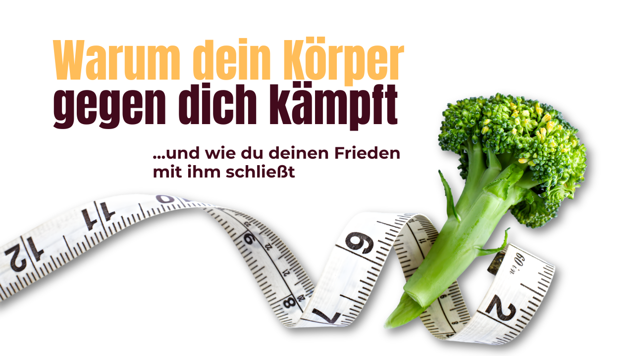 Warum dein Körper gegen dich kämpft (und wie du den Frieden&nbsp;schließt)
