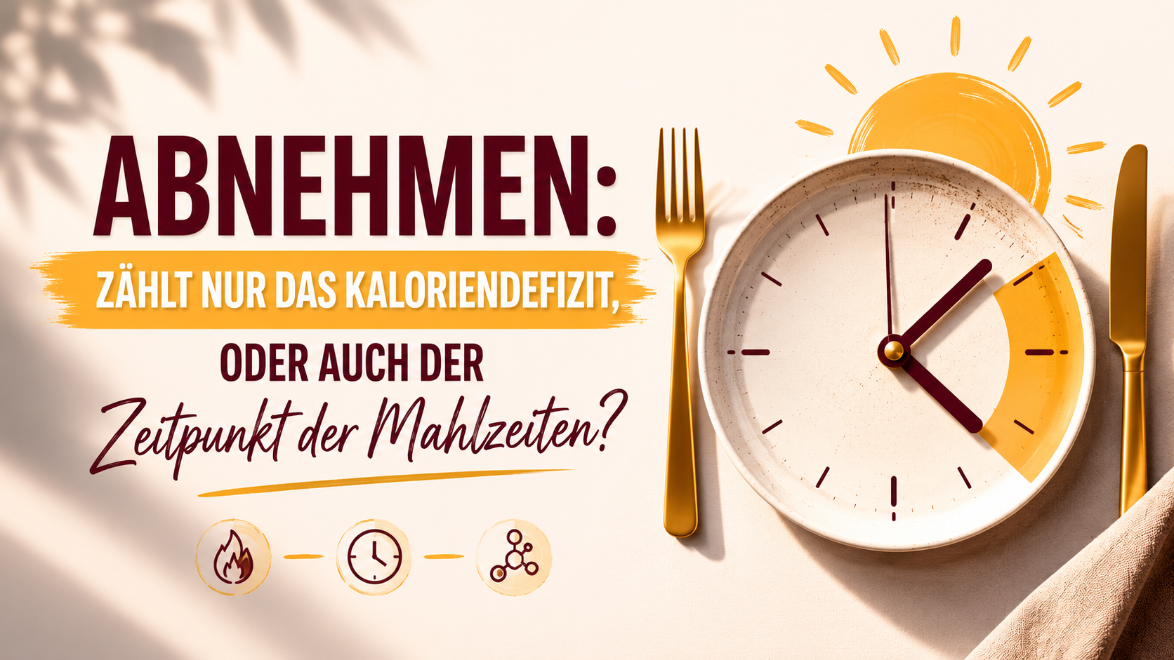 Abnehmen: Zählt nur das Kaloriendefizit, oder auch der Zeitpunkt der&nbsp;Mahlzeiten?
